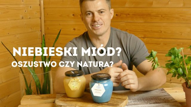 Niebieski miód ze spiruliną – naturalny kolor, zero barwników